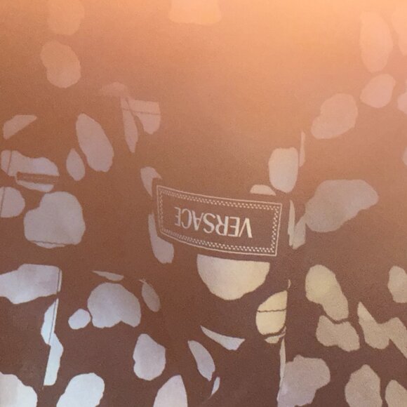 AUTHENTIC MENS VERSACE RARE RUNWAY BUTTON SHIRT 48 MED SLIM - Picture 9 of 10